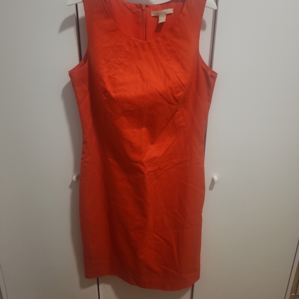 Banana Republic Vibrant Orange Mini Dress